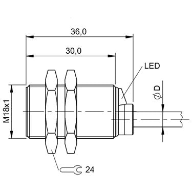 BES M18MD-PSC80B-BP05-003 BALLUFF  - Codice di ordinazione: BES04F1