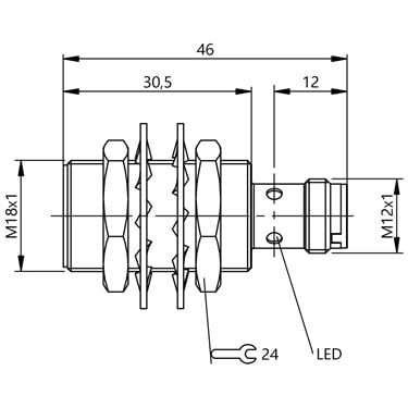 BES M18ME-PSC80A-S04G-W10 BALLUFF  - Codice di ordinazione: BES05PR