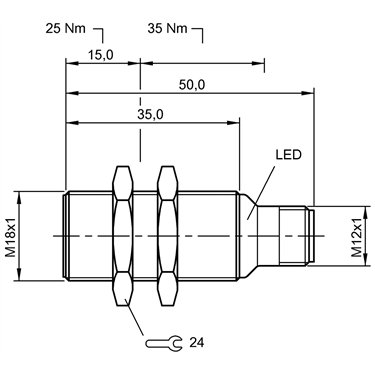 BES M18MF-USC70B-S04K BALLUFF  - Codice di ordinazione: BES006A