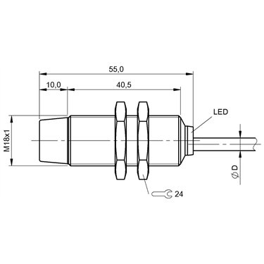 BES M18MG-PSC16F-BP02 BALLUFF  - Part Number: BES006Y