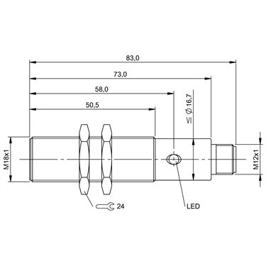 BES M18MI2-PAH80B-S04G BALLUFF  - Codice di ordinazione: BES0495