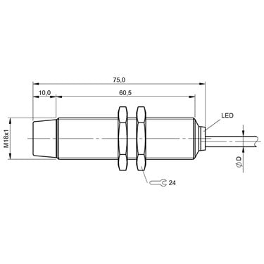 BES M18MN-POC80F-BV03 BALLUFF  - Codice di ordinazione: BES0594