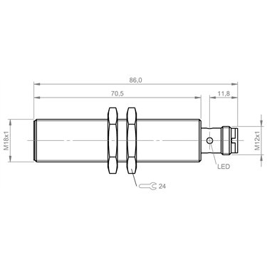 BES M18MP-POC50B-S04G BALLUFF  - Codice di ordinazione: BES057H