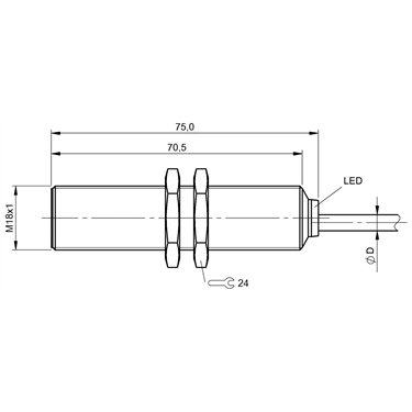 BES M18MP-PSC50B-BP03 BALLUFF  - Codice di ordinazione: BES05E7