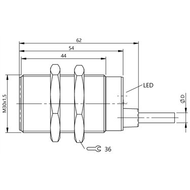 BES M30MF2-PSC10B-BV02-EXD BALLUFF  - Codice di ordinazione: BES05L4
