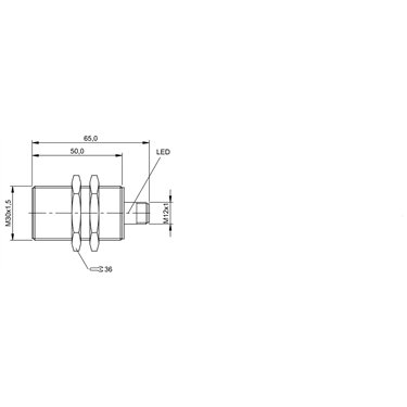 BES M30MI-NSC15B-S04K BALLUFF  - Codice di ordinazione: BES009J