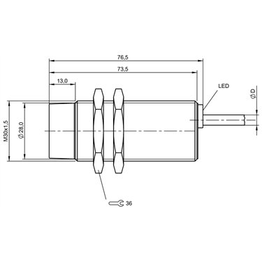 BES M30MM-PSC30F-BV02 BALLUFF  - Codice di ordinazione: BES00AY