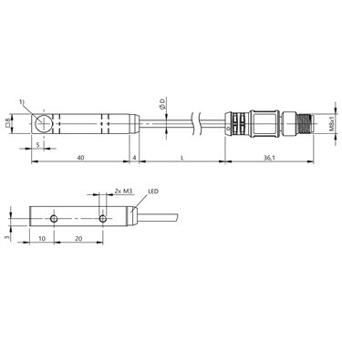 BES Q08ZC-YPL20B-BP00,3-GS75 BALLUFF  - Codice di ordinazione: BES05PK