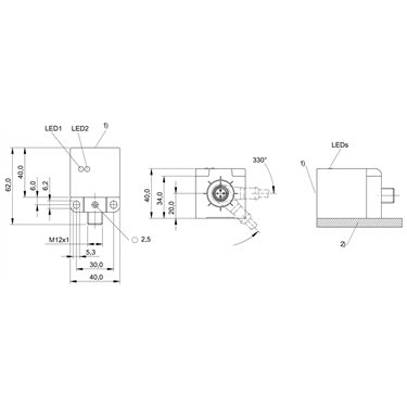 BES Q40KFU-PSC35Z-S04G-011 BALLUFF  - Codice di ordinazione: BES0222