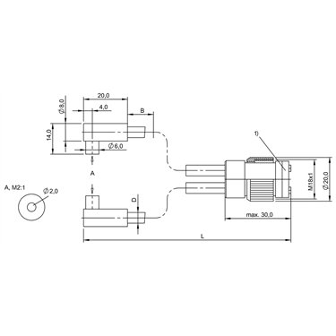 BFO 18A-LEE-UZG-20-2,5 BALLUFF  - Codice di ordinazione: BFO001L