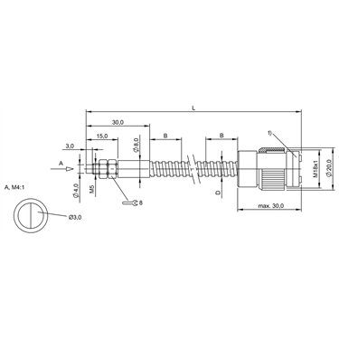 BFO 18A-XAA-MZG-30-2 BALLUFF  - Codice di ordinazione: BFO002A