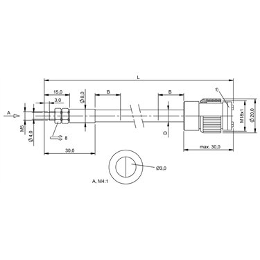 BFO 18A-XAA-UZG-30-0,5 BALLUFF  - Codice di ordinazione: BFO002M