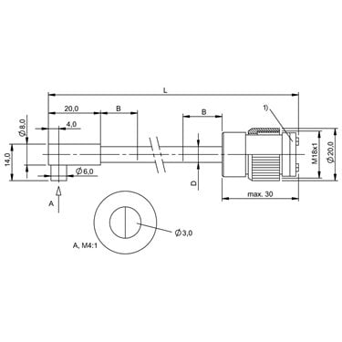 BFO 18A-XAE-UZG-30-2,5 BALLUFF  - Codice di ordinazione: BFO003F