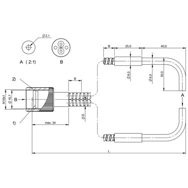BFO 18V-LDD-MZG-23-3 BALLUFF  - Codice di ordinazione: BFO004A