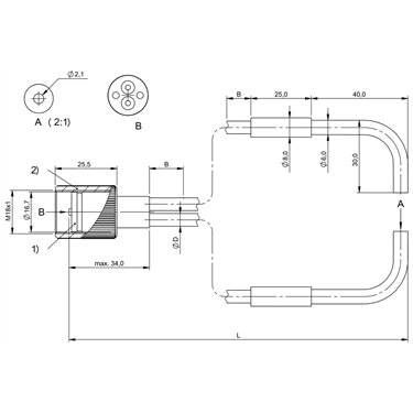 BFO 18V-LDD-SMG-23-1 BALLUFF  - Codice di ordinazione: BFO004F