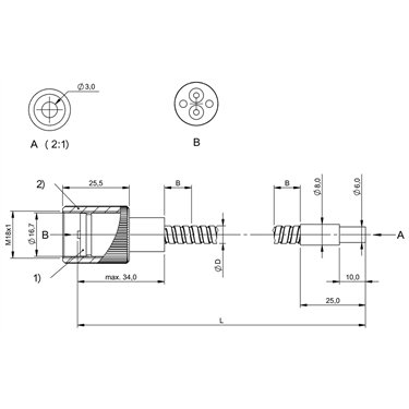 BFO 18V-XAC-MZG-30-0,5 BALLUFF  - Codice di ordinazione: BFO004M