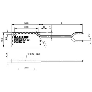 BFO D22-XA-ED-EAK-250-02 BALLUFF  - Codice di ordinazione: BFO0060