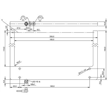 BGL 180A-001-S49 BALLUFF  - Codice di ordinazione: BGL000J