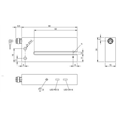 BGL 3D-001-S75 BALLUFF  - Codice di ordinazione: BGL003Z
