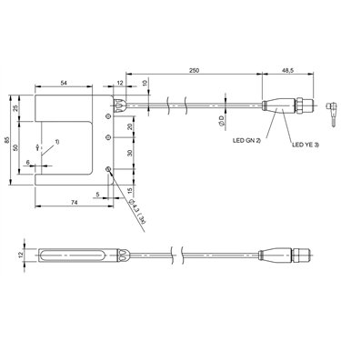 BGL 50F-001-00,2-S4 BALLUFF  - Codice di ordinazione: BGL004L