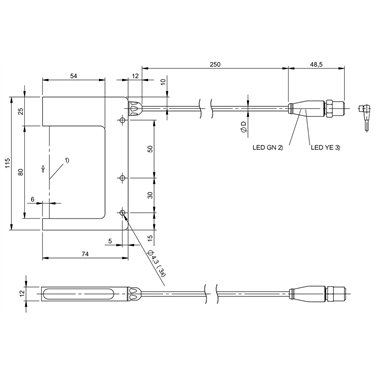 BGL 80F-007-00,2-S4 BALLUFF  - Codice di ordinazione: BGL004P