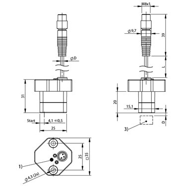 BIP AD2-T017-01-EP00,3-S49 BALLUFF  - Codice di ordinazione: BIP002J