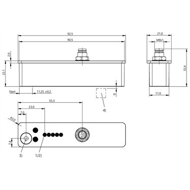 BIP ED2-B070-03-S75 BALLUFF  - Codice di ordinazione: BIP000C