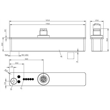 BIP ED2-B103-03-S4 BALLUFF  - Codice di ordinazione: BIP000U
