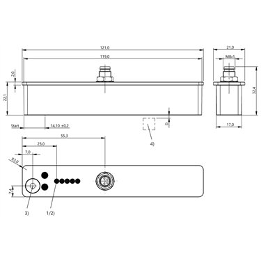 BIP ED2-B103-03-S75 BALLUFF  - Codice di ordinazione: BIP000E