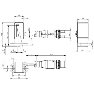 BIP LD2-T017-04-BP00,5-S4 BALLUFF  - Codice di ordinazione: BIP001M