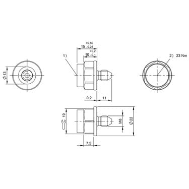BIS M-142-13/A-M8-GY BALLUFF  - Codice di ordinazione: BIS011K