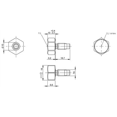 BIS M-143-02/A-T8-GY-SA3 BALLUFF  - Codice di ordinazione: BIS010M