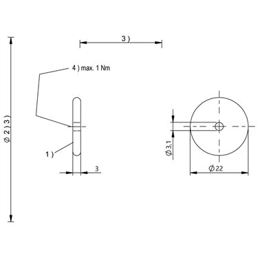 BIS M-1B2-03/L BALLUFF  - Codice di ordinazione: BIS01F9