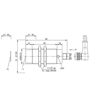 BIS M-400-072-001-07-S4 BALLUFF  - Codice di ordinazione: BIS0108
