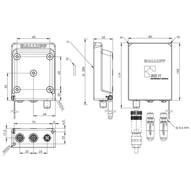 BIS M-4008-048-001-ST4 BALLUFF  - Codice di ordinazione: BIS0179