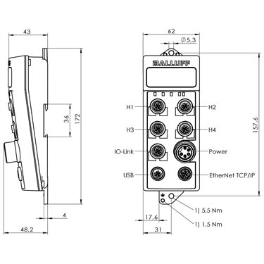 BIS V-6107-039-C005 BALLUFF  - Código de orden: BIS0186