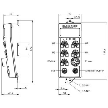 BIS V-6107-039-C106 BALLUFF  - Part Number: BIS018K