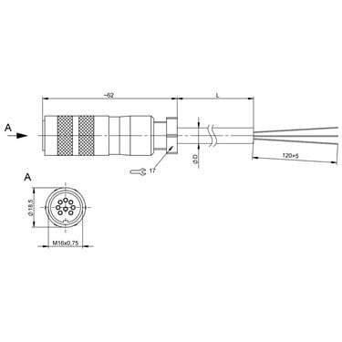BKS-S 32M-30 BALLUFF  - Part Number: BCC00U6