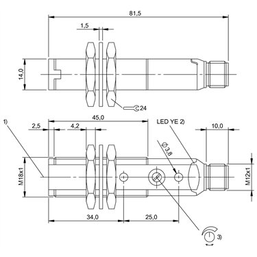 BLE 18KF-PA-1LT-S4-C BALLUFF  - Codice di ordinazione: BOS00CH