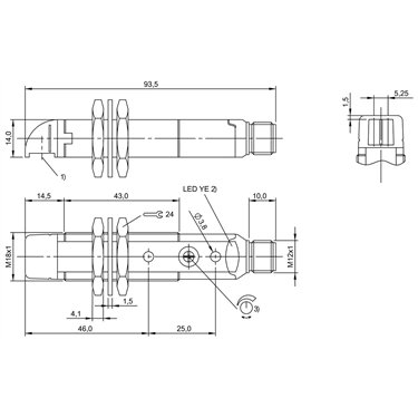 BLE 18KW-PA-1LT-S4-C BALLUFF  - Part Number: BOS00CT