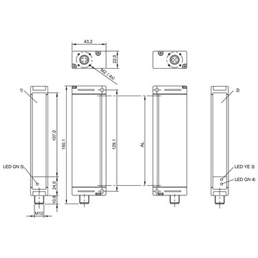 BLG 1-010-210-050-PV01-SX BALLUFF  - Code de commande: BLG0001