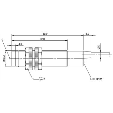 BLS 18K-XX-7P-BO-L-03 BALLUFF  - Part Number: BOS0133