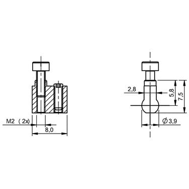 BMF 103-HW-85 BALLUFF  - Codice di ordinazione: BAM00KN