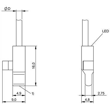 BMF 103K-PS-C-2A-PU-05 BALLUFF  - Codice di ordinazione: BMF00FF