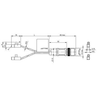 BMF 103K-PS-C-2A-SA95-S4-00,3 BALLUFF  - Codice di ordinazione: BMF00FE