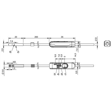 BMF 203K-H-PS-C-A2-PU-02 BALLUFF  - Codice di ordinazione: BMF00JF