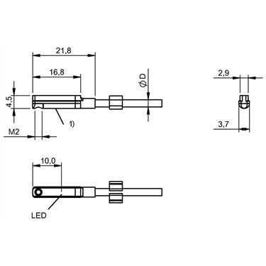 BMF 204K-PS-C-2A-PU-02 BALLUFF  - Codice di ordinazione: BMF0001