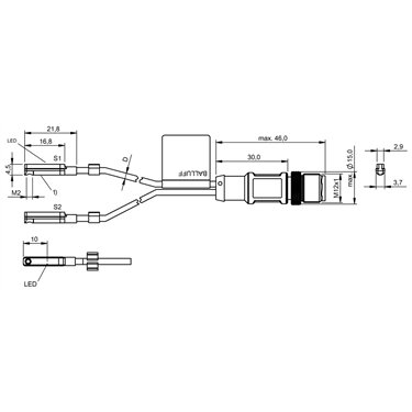 BMF 204K-PS-C-2A-SA95-S4-00,3 BALLUFF  - Codice di ordinazione: BMF0005
