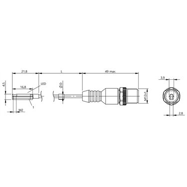 BMF 214K-PS-C-2A-SA2-S4-00,3 BALLUFF  - Codice di ordinazione: BMF00FC