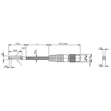 BMF 214K-PS-C-2A-SA93-S49-00,3 BALLUFF  - Codice di ordinazione: BMF00M4